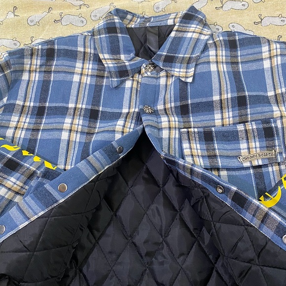 Chrome Hearts Blue Checkered Shirt - Picture 7 of 9